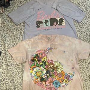 Vintage Pink Bratz tie dye&Purple Long Sleeve Barbie bundle